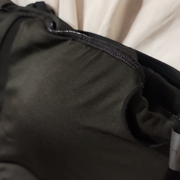 NWT Mesh Detail V Neck Support Bra back Clasp Ruched Slimming Modest swim suit - Picture 15 of 16